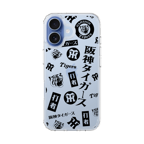 スリムプロテクションケース［ 阪神タイガース - レトロ風デザインパターン - 打者 ］