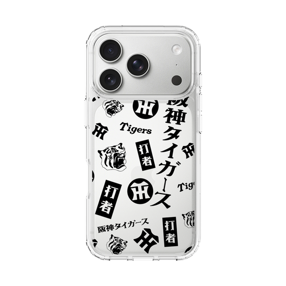 スリムプロテクションケース［ 阪神タイガース - レトロ風デザインパターン - 打者 ］