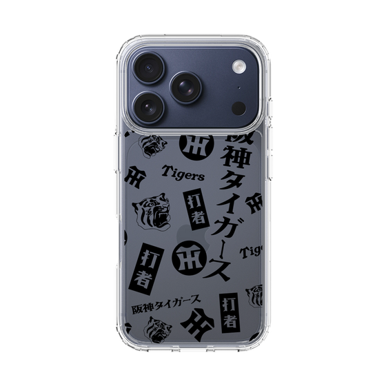 スリムプロテクションケース［ 阪神タイガース - レトロ風デザインパターン - 打者 ］