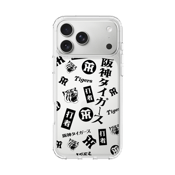 スリムプロテクションケース［ 阪神タイガース - レトロ風デザインパターン - 打者 ］