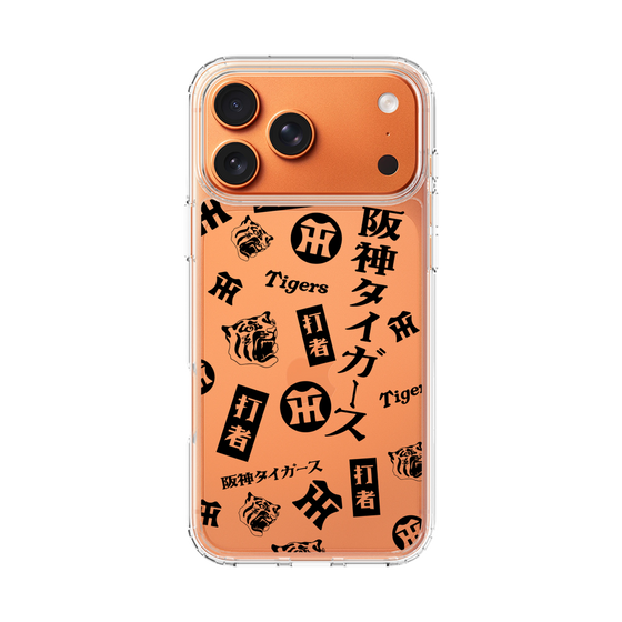スリムプロテクションケース［ 阪神タイガース - レトロ風デザインパターン - 打者 ］