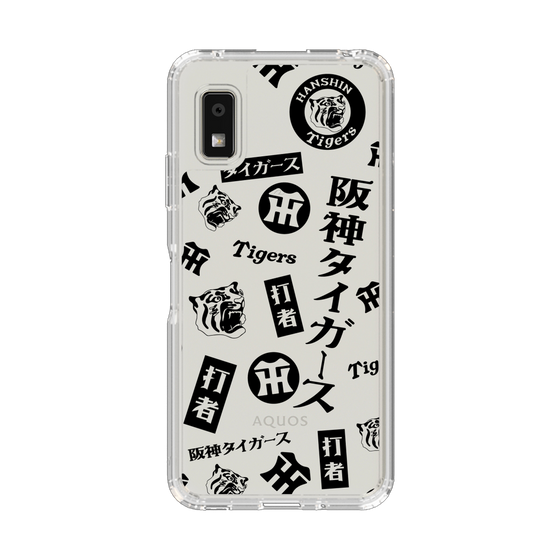 スリムプロテクションケース［ 阪神タイガース - レトロ風デザインパターン - 打者 ］