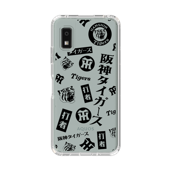 スリムプロテクションケース［ 阪神タイガース - レトロ風デザインパターン - 打者 ］
