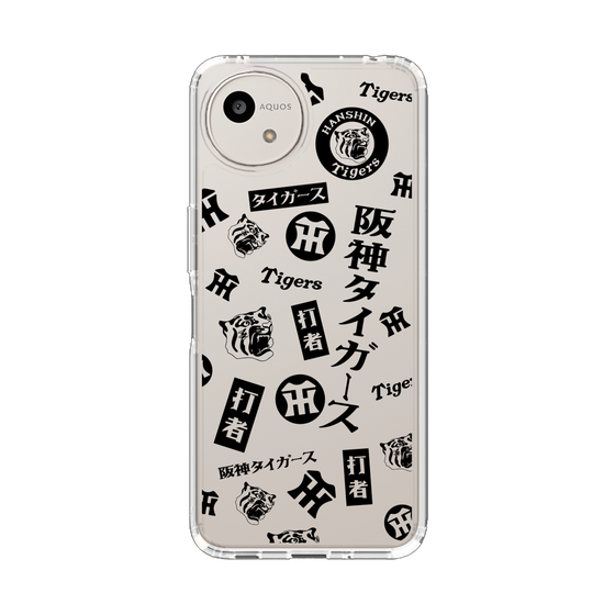 スリムプロテクションケース［ 阪神タイガース - レトロ風デザインパターン - 打者 ］