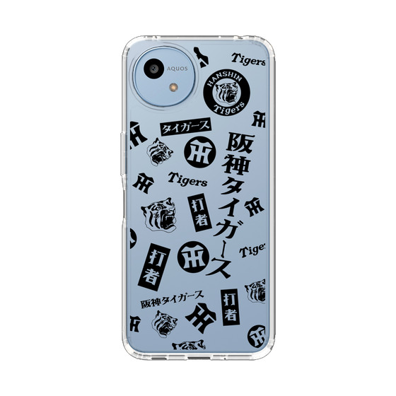 スリムプロテクションケース［ 阪神タイガース - レトロ風デザインパターン - 打者 ］