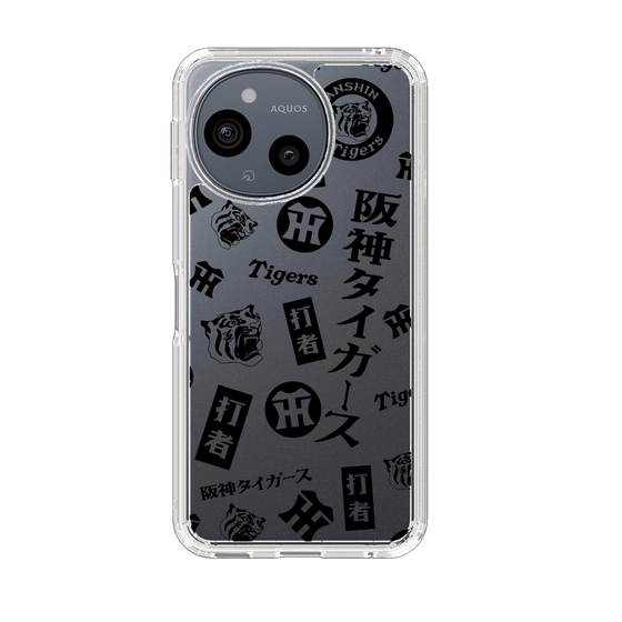 スリムプロテクションケース［ 阪神タイガース - レトロ風デザインパターン - 打者 ］