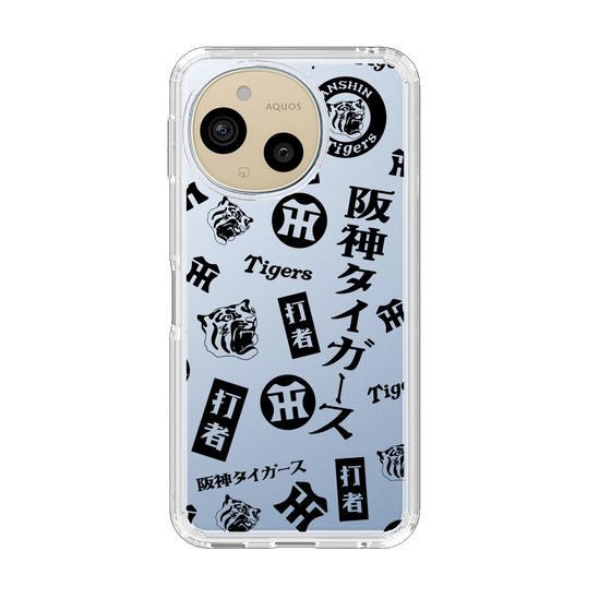 スリムプロテクションケース［ 阪神タイガース - レトロ風デザインパターン - 打者 ］