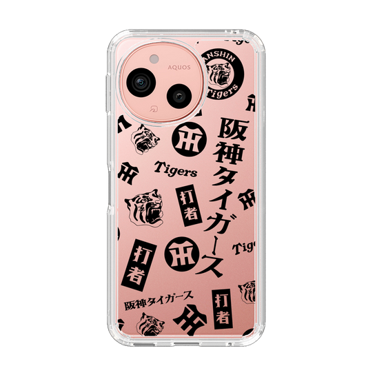 スリムプロテクションケース［ 阪神タイガース - レトロ風デザインパターン - 打者 ］
