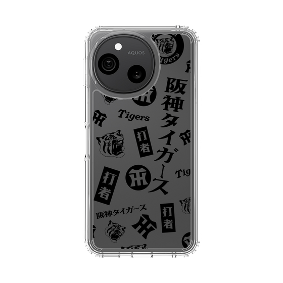 スリムプロテクションケース［ 阪神タイガース - レトロ風デザインパターン - 打者 ］