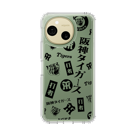 スリムプロテクションケース［ 阪神タイガース - レトロ風デザインパターン - 打者 ］