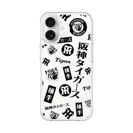 スリムプロテクションケース［ 阪神タイガース - レトロ風デザインパターン - 捕手 ］