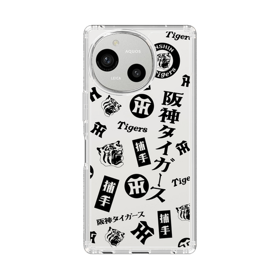 スリムプロテクションケース［ 阪神タイガース - レトロ風デザインパターン - 捕手 ］