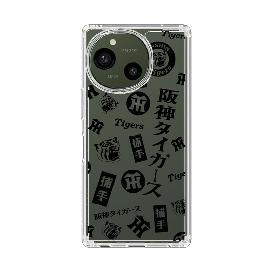 スリムプロテクションケース［ 阪神タイガース - レトロ風デザインパターン - 捕手 ］