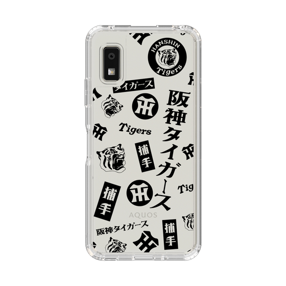 スリムプロテクションケース［ 阪神タイガース - レトロ風デザインパターン - 捕手 ］