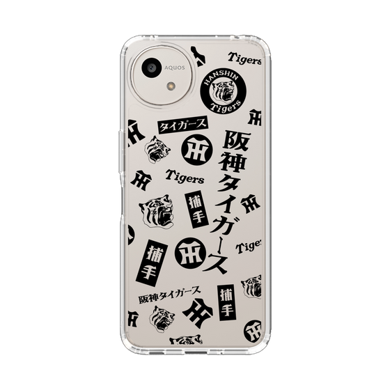 スリムプロテクションケース［ 阪神タイガース - レトロ風デザインパターン - 捕手 ］