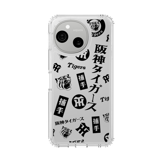 スリムプロテクションケース［ 阪神タイガース - レトロ風デザインパターン - 捕手 ］