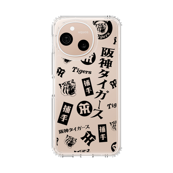スリムプロテクションケース［ 阪神タイガース - レトロ風デザインパターン - 捕手 ］