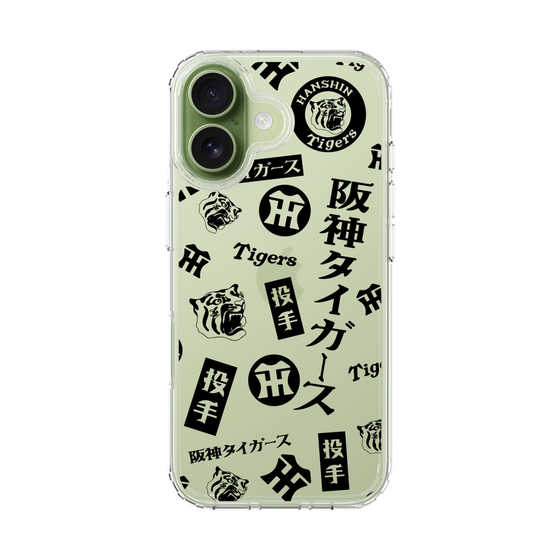 スリムプロテクションケース［ 阪神タイガース - レトロ風デザインパターン - 投手 ］
