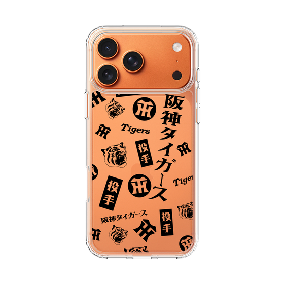 スリムプロテクションケース［ 阪神タイガース - レトロ風デザインパターン - 投手 ］