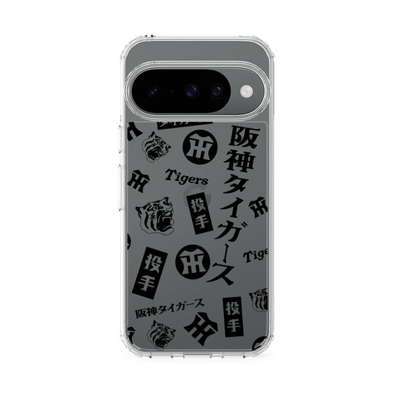 スリムプロテクションケース［ 阪神タイガース - レトロ風デザインパターン - 投手 ］
