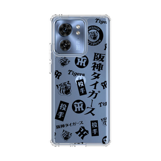 スリムプロテクションケース［ 阪神タイガース - レトロ風デザインパターン - 投手 ］