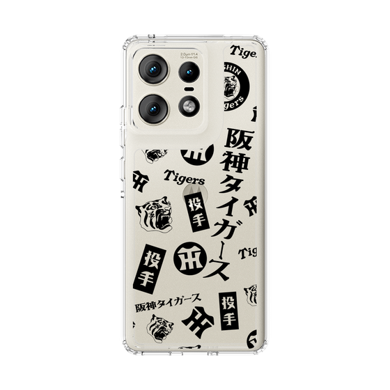 スリムプロテクションケース［ 阪神タイガース - レトロ風デザインパターン - 投手 ］
