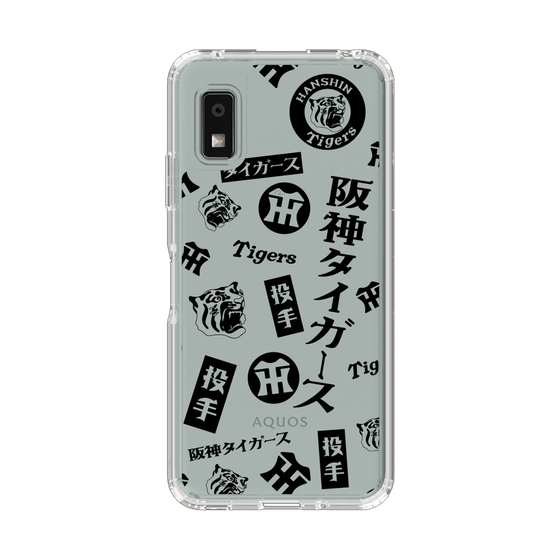 スリムプロテクションケース［ 阪神タイガース - レトロ風デザインパターン - 投手 ］