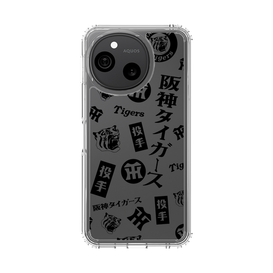 スリムプロテクションケース［ 阪神タイガース - レトロ風デザインパターン - 投手 ］