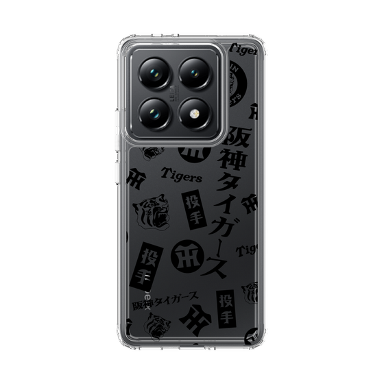 スリムプロテクションケース［ 阪神タイガース - レトロ風デザインパターン - 投手 ］