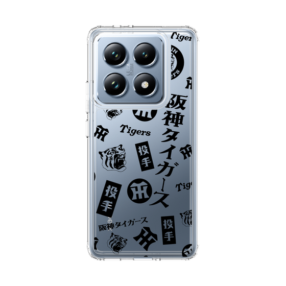 スリムプロテクションケース［ 阪神タイガース - レトロ風デザインパターン - 投手 ］