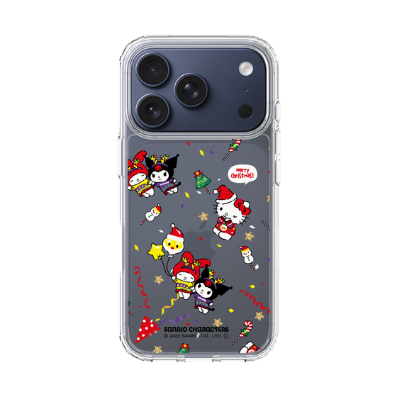 スリムプロテクションケース［ ハローキティ＆マイメロディ＆クロミ - Xmas - パターン ］