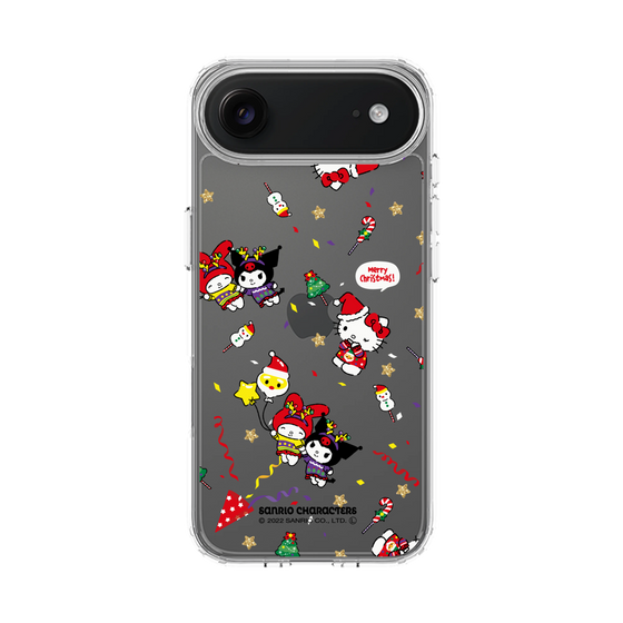 スリムプロテクションケース［ ハローキティ＆マイメロディ＆クロミ - Xmas - パターン ］