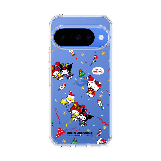 スリムプロテクションケース［ ハローキティ＆マイメロディ＆クロミ - Xmas - パターン ］
