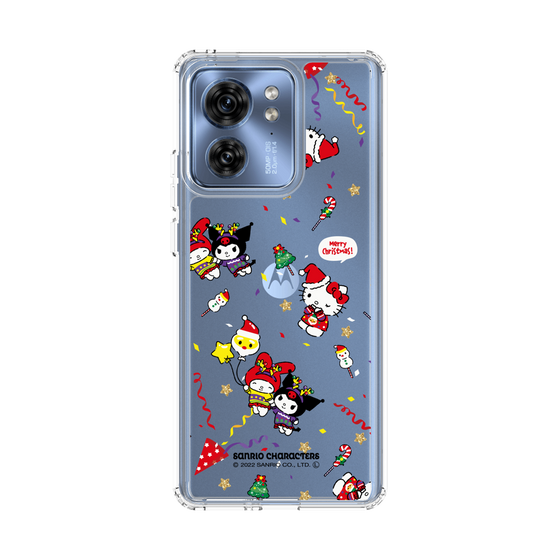 スリムプロテクションケース［ ハローキティ＆マイメロディ＆クロミ - Xmas - パターン ］