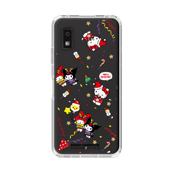 スリムプロテクションケース［ ハローキティ＆マイメロディ＆クロミ - Xmas - パターン ］