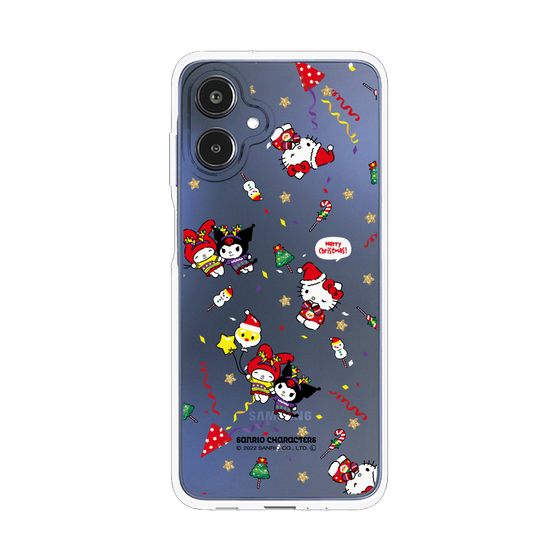 スリムプロテクションケース［ ハローキティ＆マイメロディ＆クロミ - Xmas - パターン ］