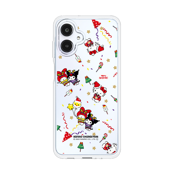 スリムプロテクションケース［ ハローキティ＆マイメロディ＆クロミ - Xmas - パターン ］