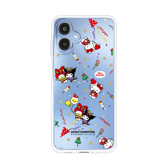 スリムプロテクションケース［ ハローキティ＆マイメロディ＆クロミ - Xmas - パターン ］