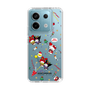 スリムプロテクションケース［ ハローキティ＆マイメロディ＆クロミ - Xmas - パターン ］