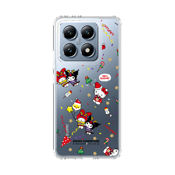 スリムプロテクションケース［ ハローキティ＆マイメロディ＆クロミ - Xmas - パターン ］