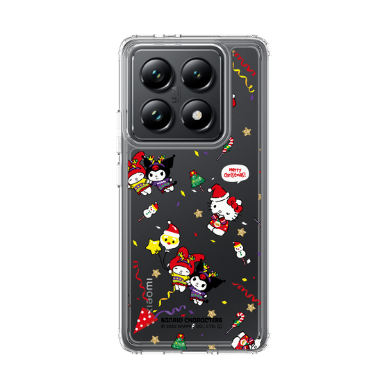 スリムプロテクションケース［ ハローキティ＆マイメロディ＆クロミ - Xmas - パターン ］