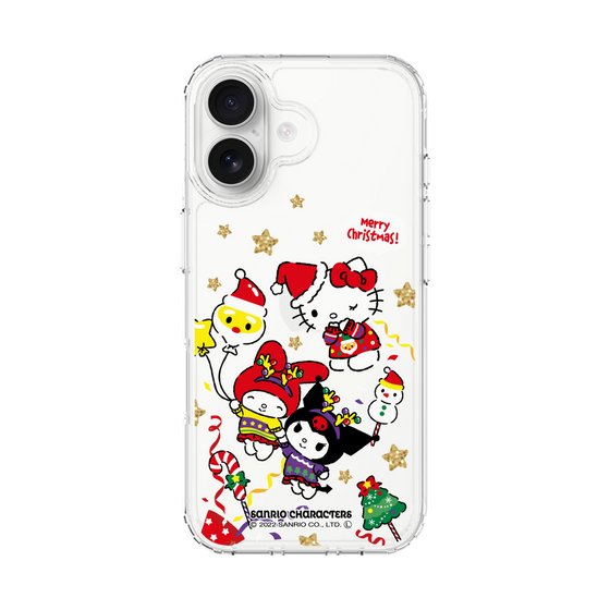 スリムプロテクションケース［ ハローキティ＆マイメロディ＆クロミ - Xmas - ソロ ］