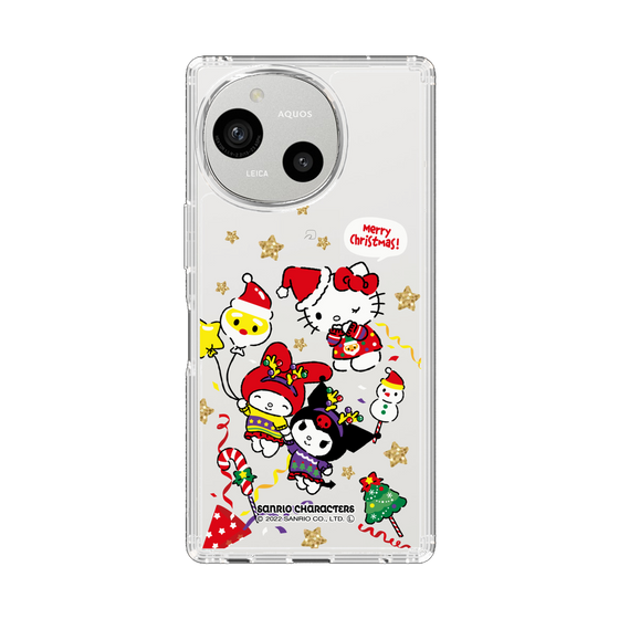 スリムプロテクションケース［ ハローキティ＆マイメロディ＆クロミ - Xmas - ソロ ］
