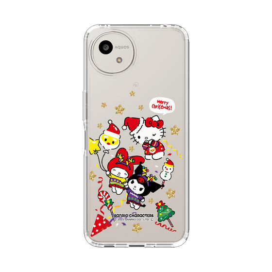 スリムプロテクションケース［ ハローキティ＆マイメロディ＆クロミ - Xmas - ソロ ］