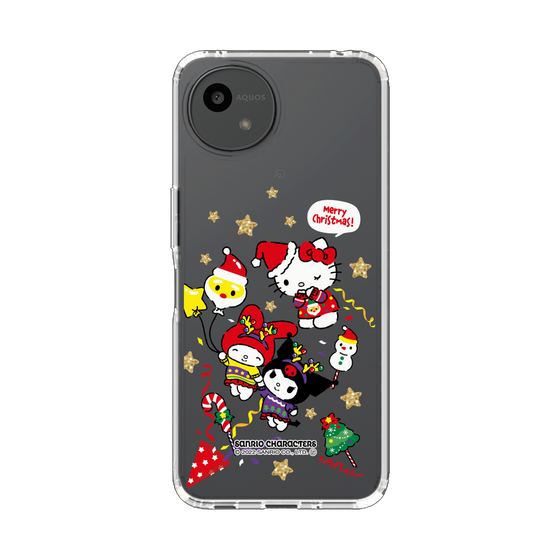 スリムプロテクションケース［ ハローキティ＆マイメロディ＆クロミ - Xmas - ソロ ］