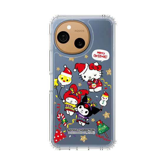 スリムプロテクションケース［ ハローキティ＆マイメロディ＆クロミ - Xmas - ソロ ］