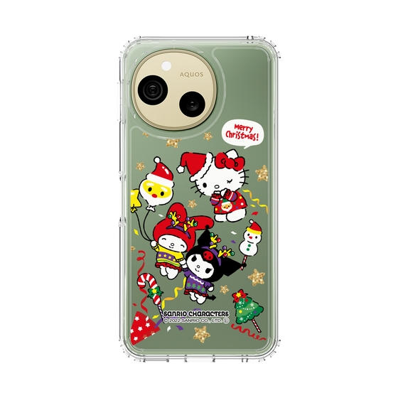 スリムプロテクションケース［ ハローキティ＆マイメロディ＆クロミ - Xmas - ソロ ］