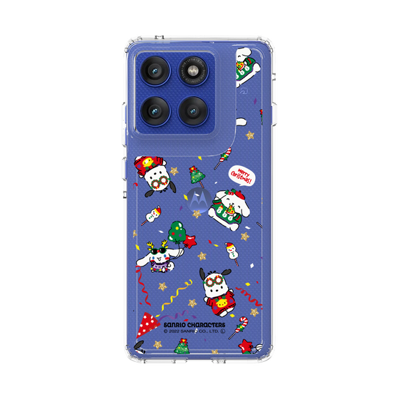 スリムプロテクションケース［ ポムポムプリン＆シナモン＆ポチャッコ - Xmas - パターン ］