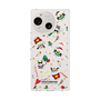 スリムプロテクションケース［ ポムポムプリン＆シナモン＆ポチャッコ - Xmas - パターン ］