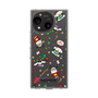スリムプロテクションケース［ ポムポムプリン＆シナモン＆ポチャッコ - Xmas - パターン ］